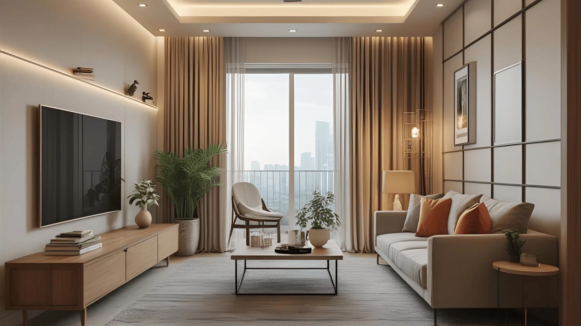 3 BHK Interior Makeover - Majestique Towers, Kharadi